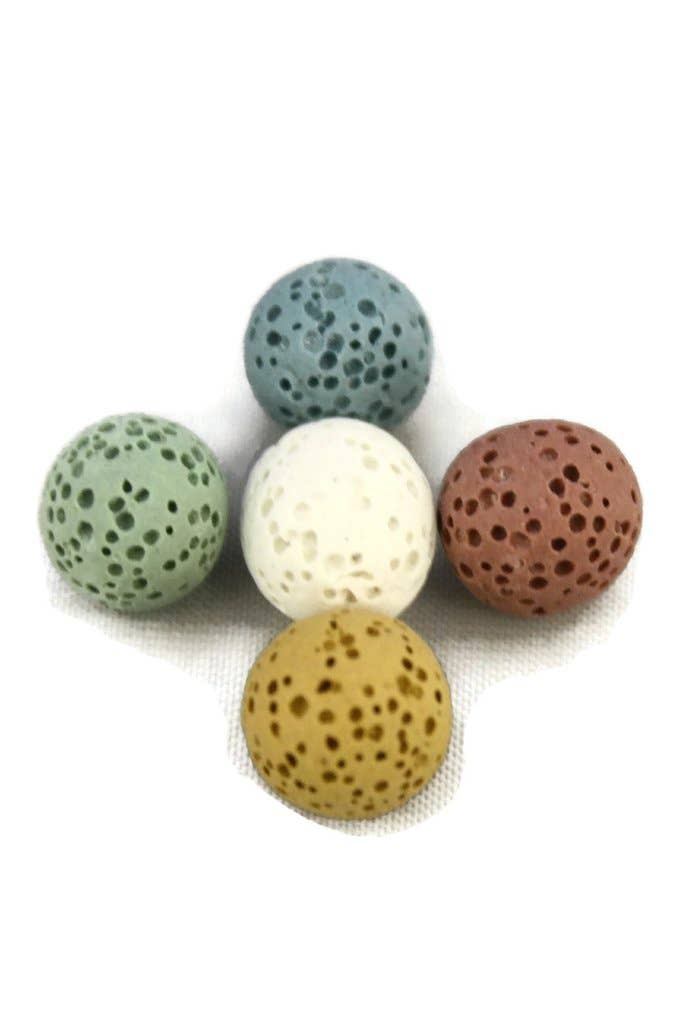 10mm Replacement Lava Stones for Essential Oil - Set of 5