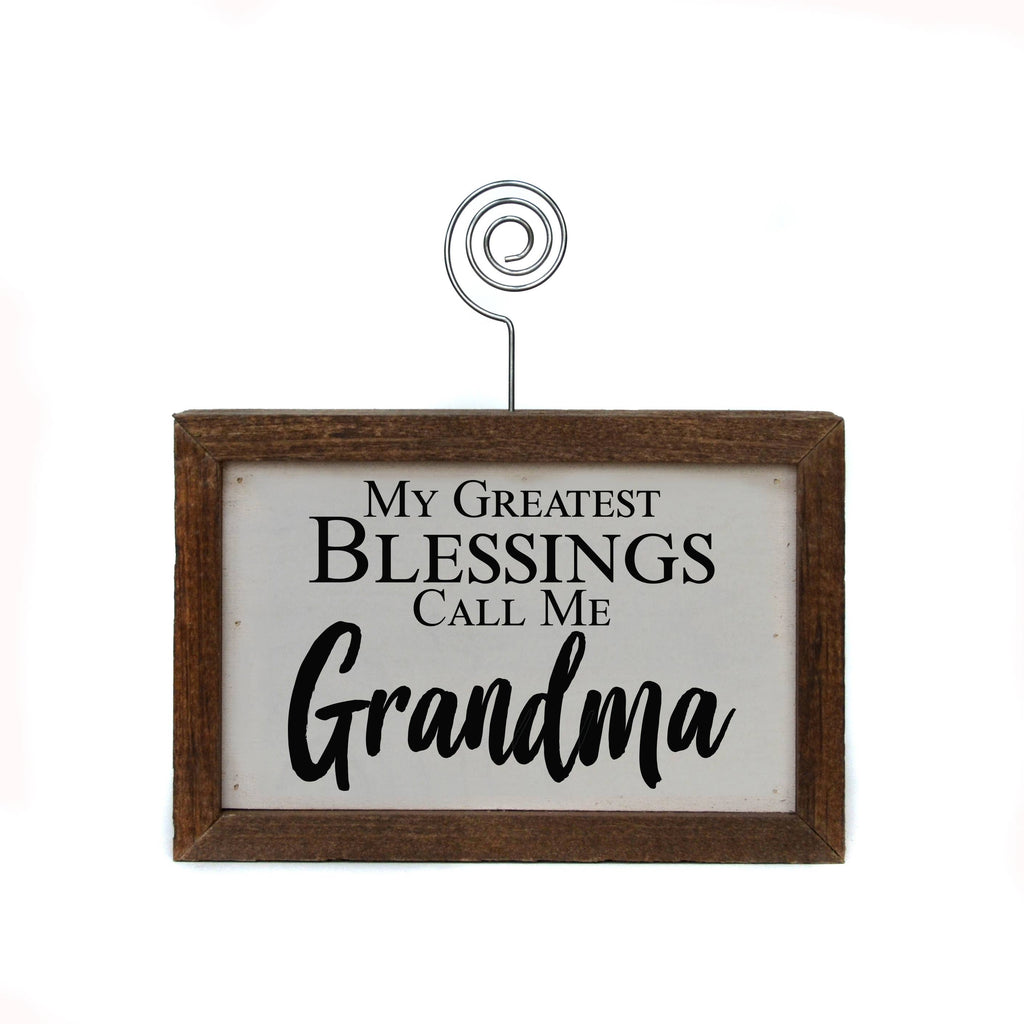 6X4 Picture Frame - My Greatest Blessings Call Me Grandma