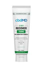 CBD Recover Inflammation Formula 750 mg, THC Free, 4 oz Tub