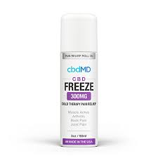 CBD Freeze Pain Relief Roller 300 mg, THC Free